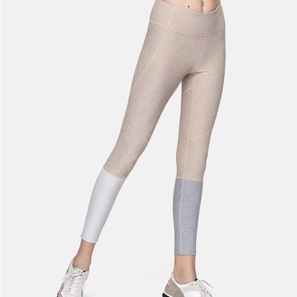Outdoor Voices Dipped Warmup Colorblock Leggings